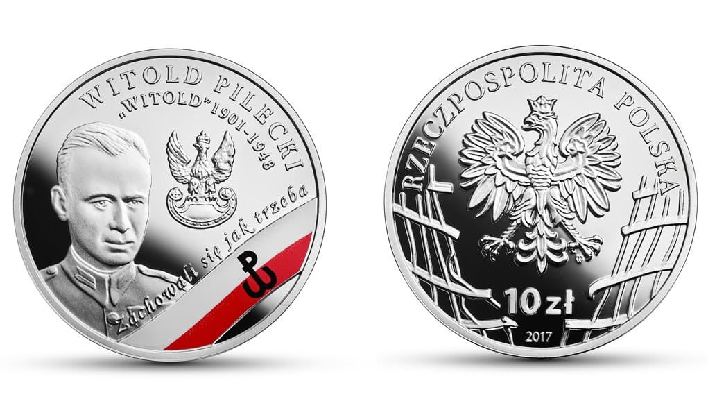 10 zł Żołnierze niezłomni Rotmistrz W Pilecki 2017