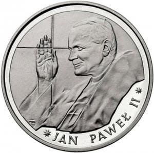 10000 zł Jan Paweł II cienki krzyż 1988