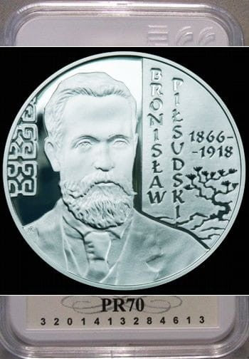10 zł Bronisław Piłsudski (1866-1918) 2008 PR70